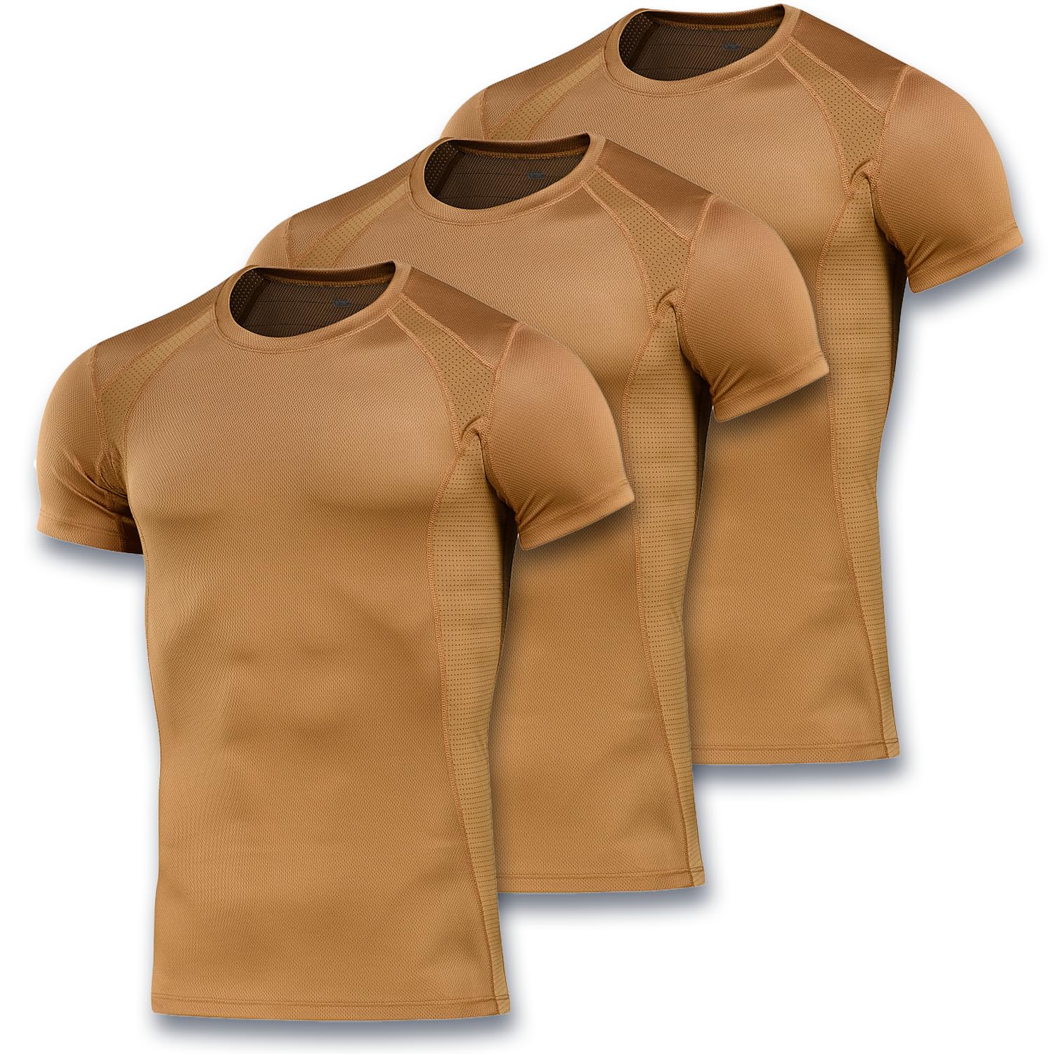 M-Tac Athletic T-Shirt Gen.2 - Breathable Polyester Military T-Shirt with Short Sleeve and Crew Neck for Men