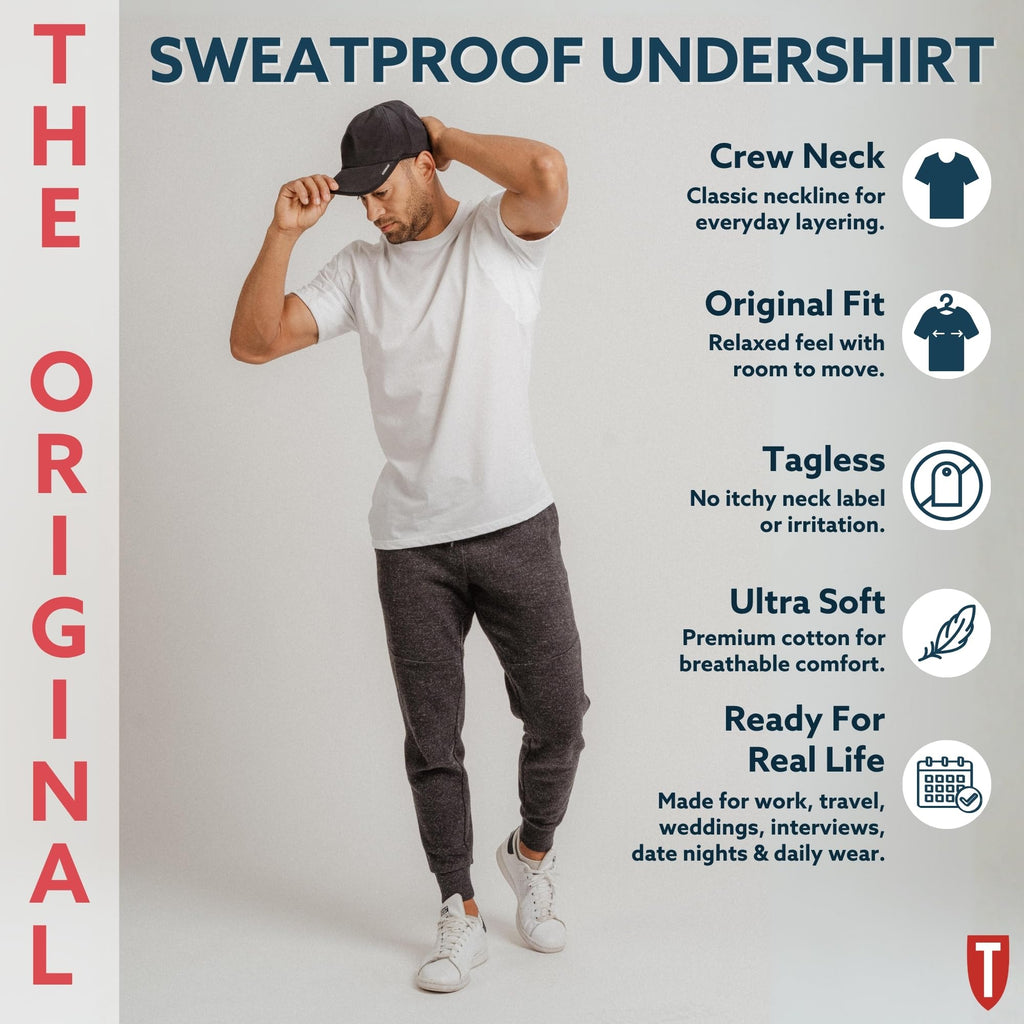 Uniform Crewneck Undershirt - White