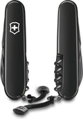 Victorinox spartan onyx black - swiss army knife - 12 functions - cellidor - gift box