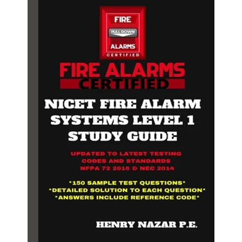 NICET Fire Alarm Systems Level 1 Study Guide - Paperback