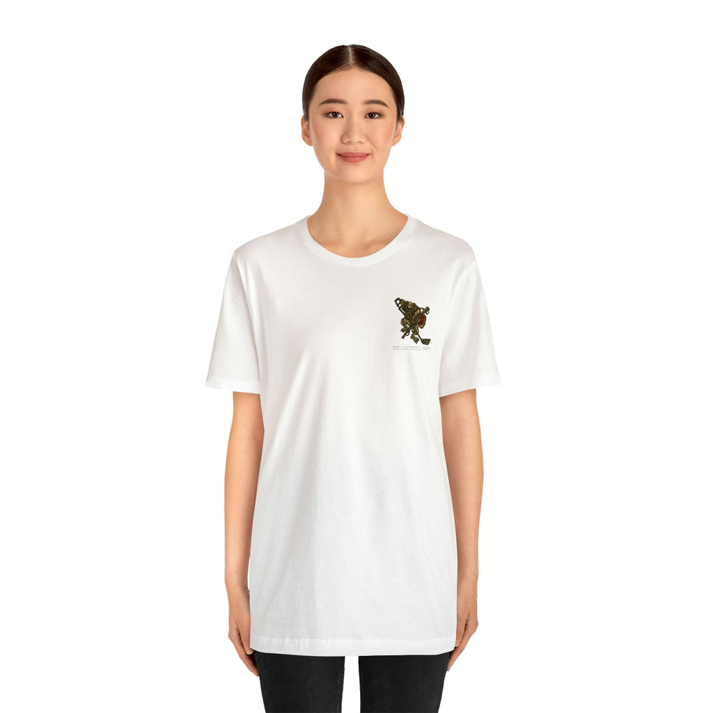 Metal Detector and Shotgun Engineer Frog - Front Print - Short Sleeve Tee