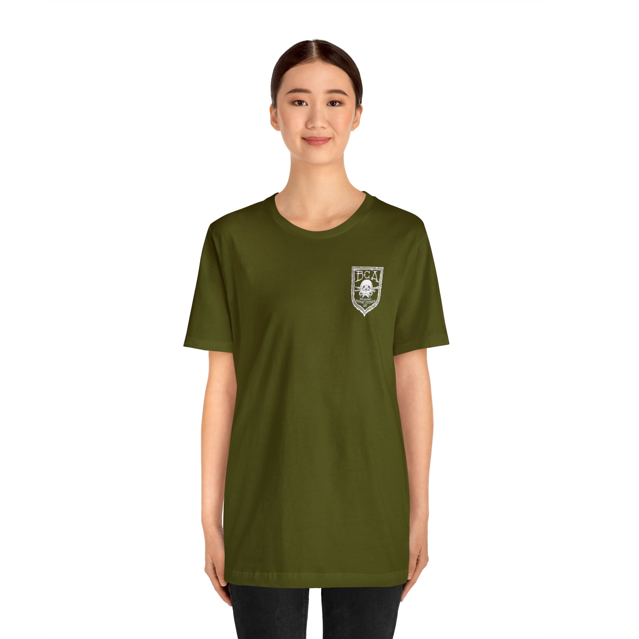 Flippers, Binoculars and Radio Frog - Back Print - Short Sleeve Tee