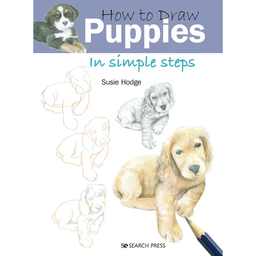 How to Draw Puppies in Simple Steps - Paperback