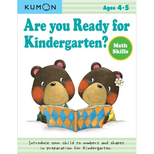 Kumon Are You Ready for Kindergarten? Math Skills - Paperback