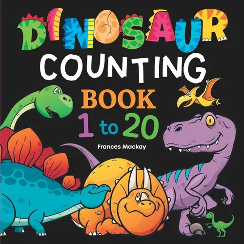 Dinosaur Counting Book 1 to 20 - Paperback