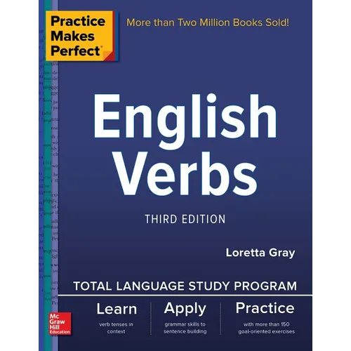 Practice Makes Perfect: English Verbs, Third Edition - Paperback
