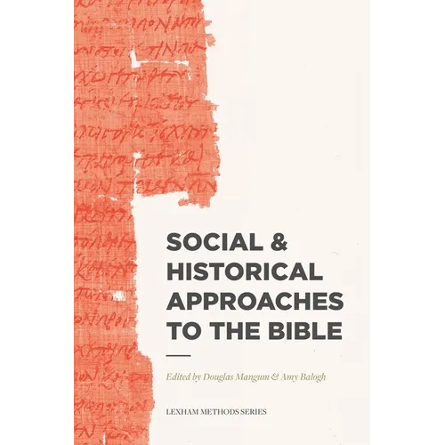 Social & Historical Approaches to the Bible - Paperback