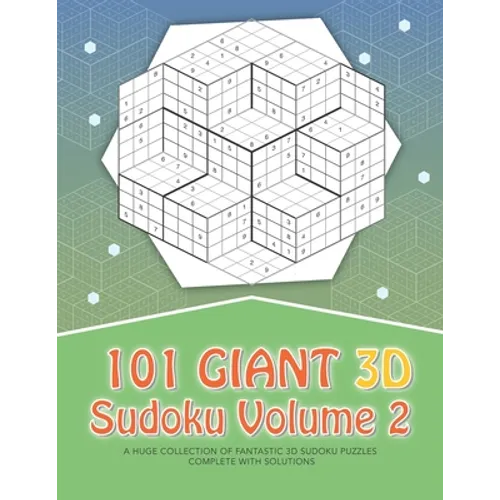 101 Giant 3D Sudoku - Volume 2 - Paperback