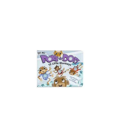 Poke-A-Dot: 10 Little Monkeys - Hardcover