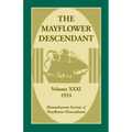 The Mayflower Descendant, Volume 31, 1933