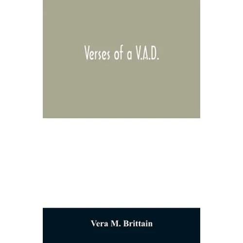 Verses of a V.A.D. - Paperback