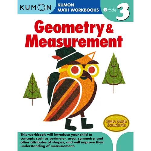 Kumon Grade 3 Geometry and Measurement - Paperback