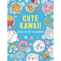 Cute Kawaii Color by Number - Paperback