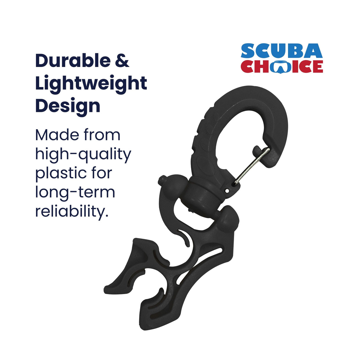 Scuba Diving Double Hose Holder with Clip