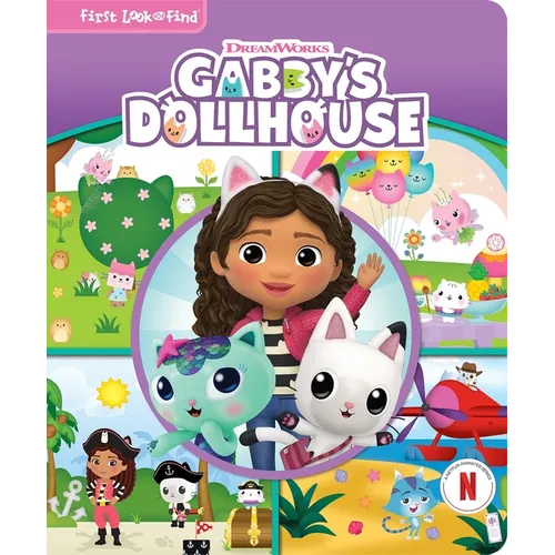 DreamWorks Gabby's Dollhouse: First Look and Find - Board Book