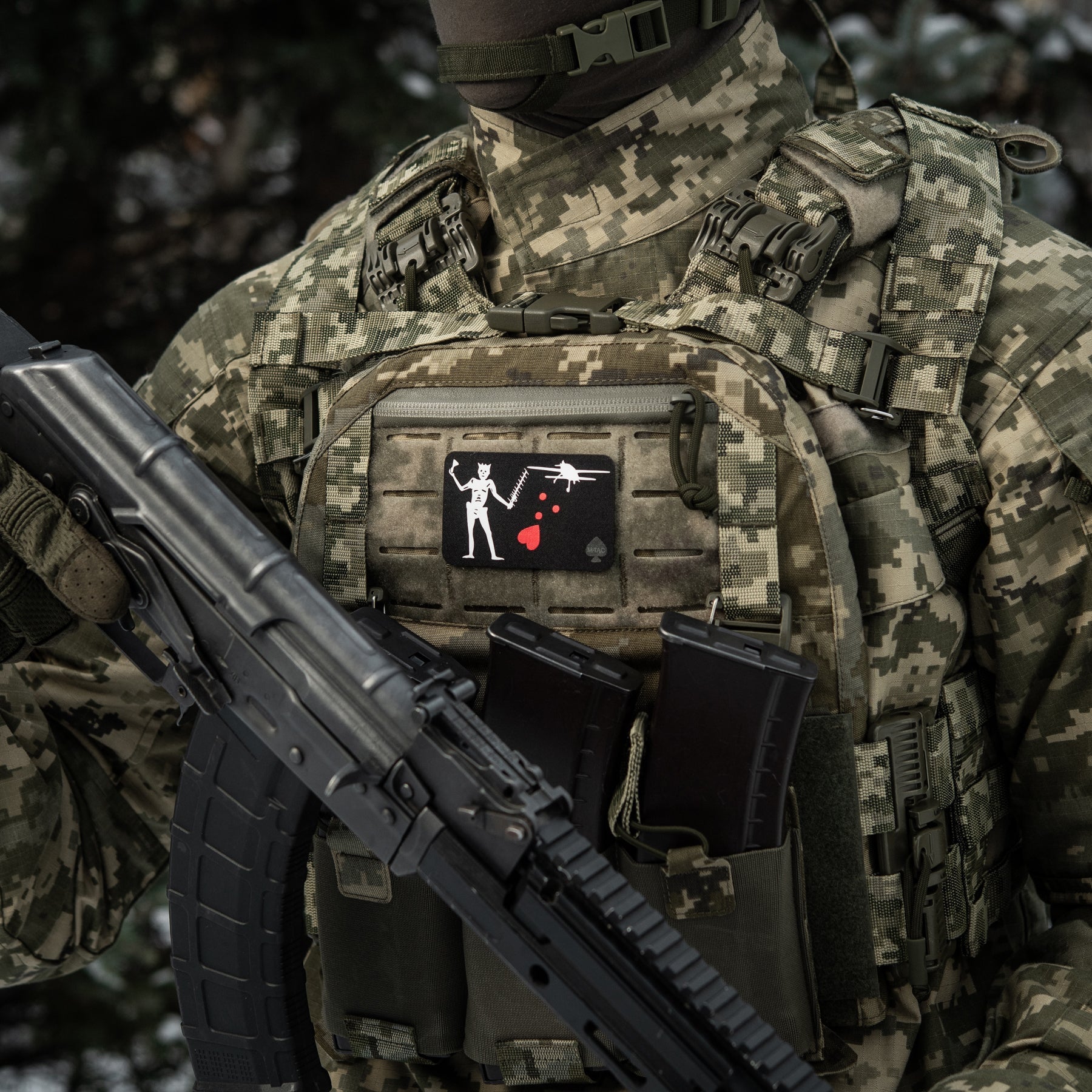 M-Tac Patch Flag Black Beard