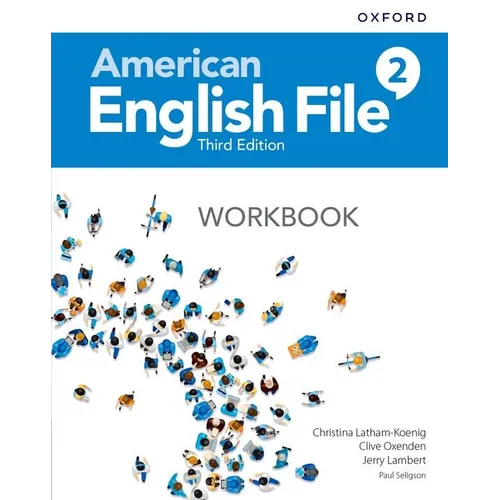 American English File 3e Workbook 2 - Paperback