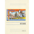 Vintage Lined Notebook Greetings from Santa Cruz, California