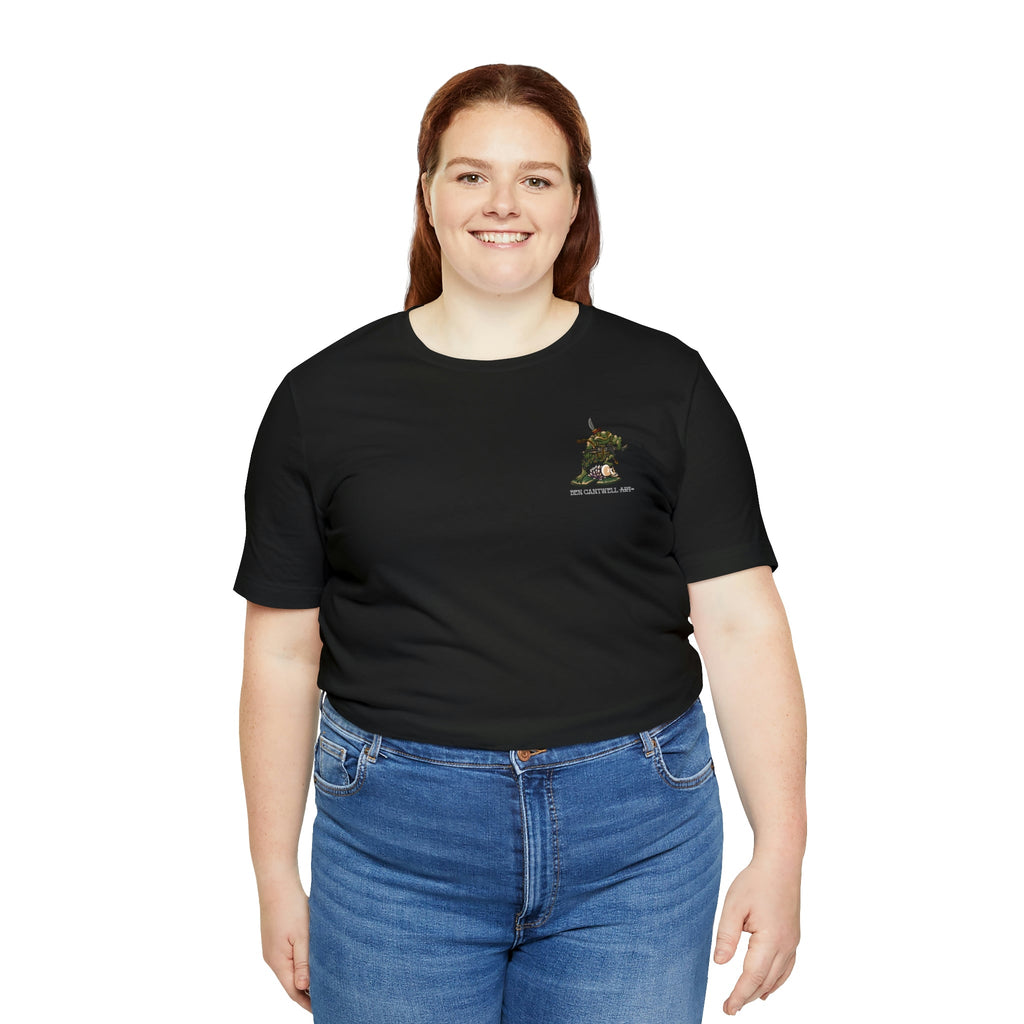 240 Machine Gun Frog - Front Print - Short Sleeve Tee