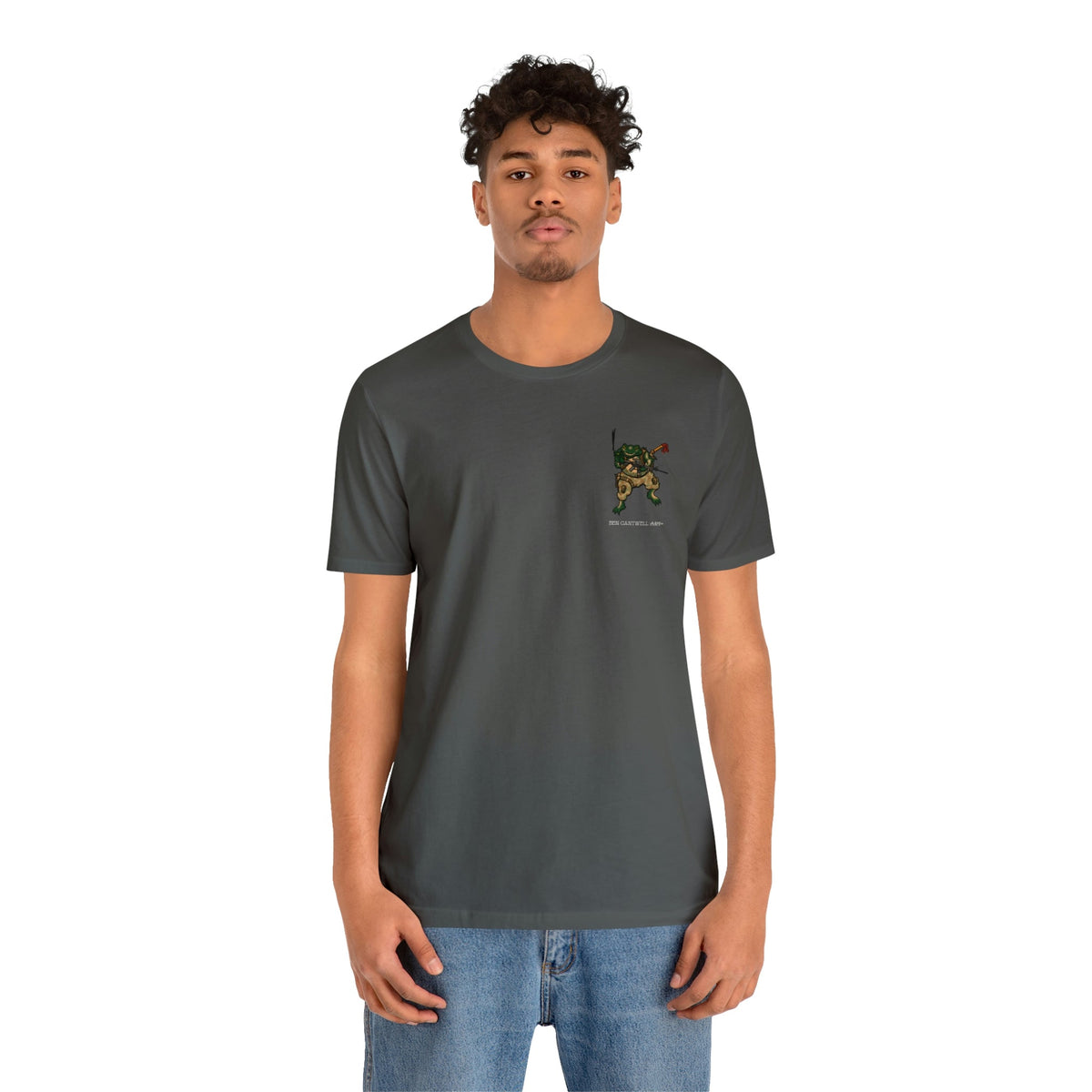 M4 and Radio Frog - Front Print - Short Sleeve Tee