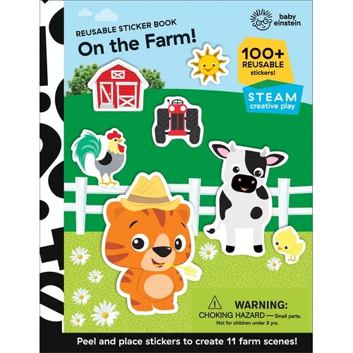 Baby Einstein: On the Farm! Reusable Sticker Book - Paperback