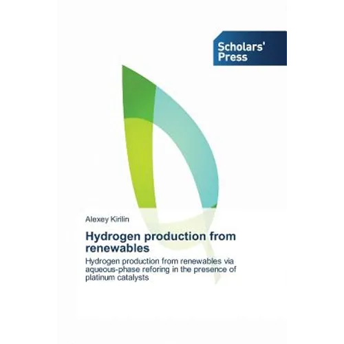 Hydrogen production from renewables - Paperback