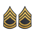 U.S. Army E7 Sergeant First Class Gold on Blue Sew-on - Large/Male