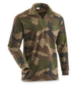 FRENCH CCE CAMO FLEECE SHIRT W/ZIPPER NEW Unissued
