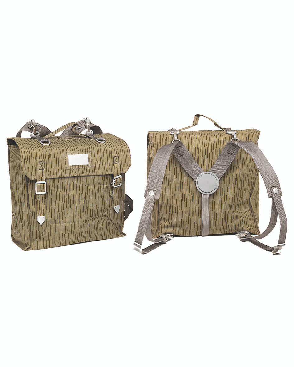 EAST GERMAN STRICHTARN CAMO COMBAT PACK W/SUSPENDERS LIKE NEW