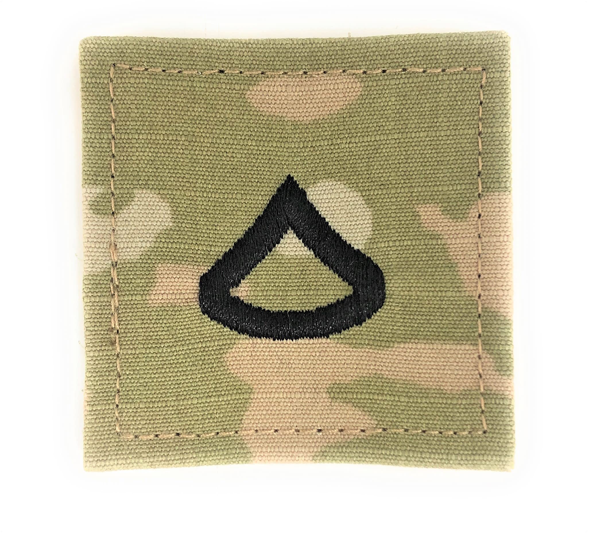 Insignia Depot US Army OCP Rank with Hook Fastener