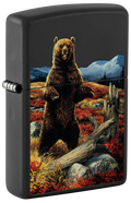 Zippo Linda Picken Bear Design, Black Matte Lighter #48597
