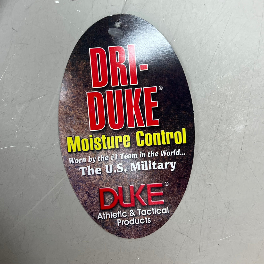DUKE DRI Nylon/Spandex Tight Fit Military T-Shirt Men's Sz L Coyote Tan T45499BG
