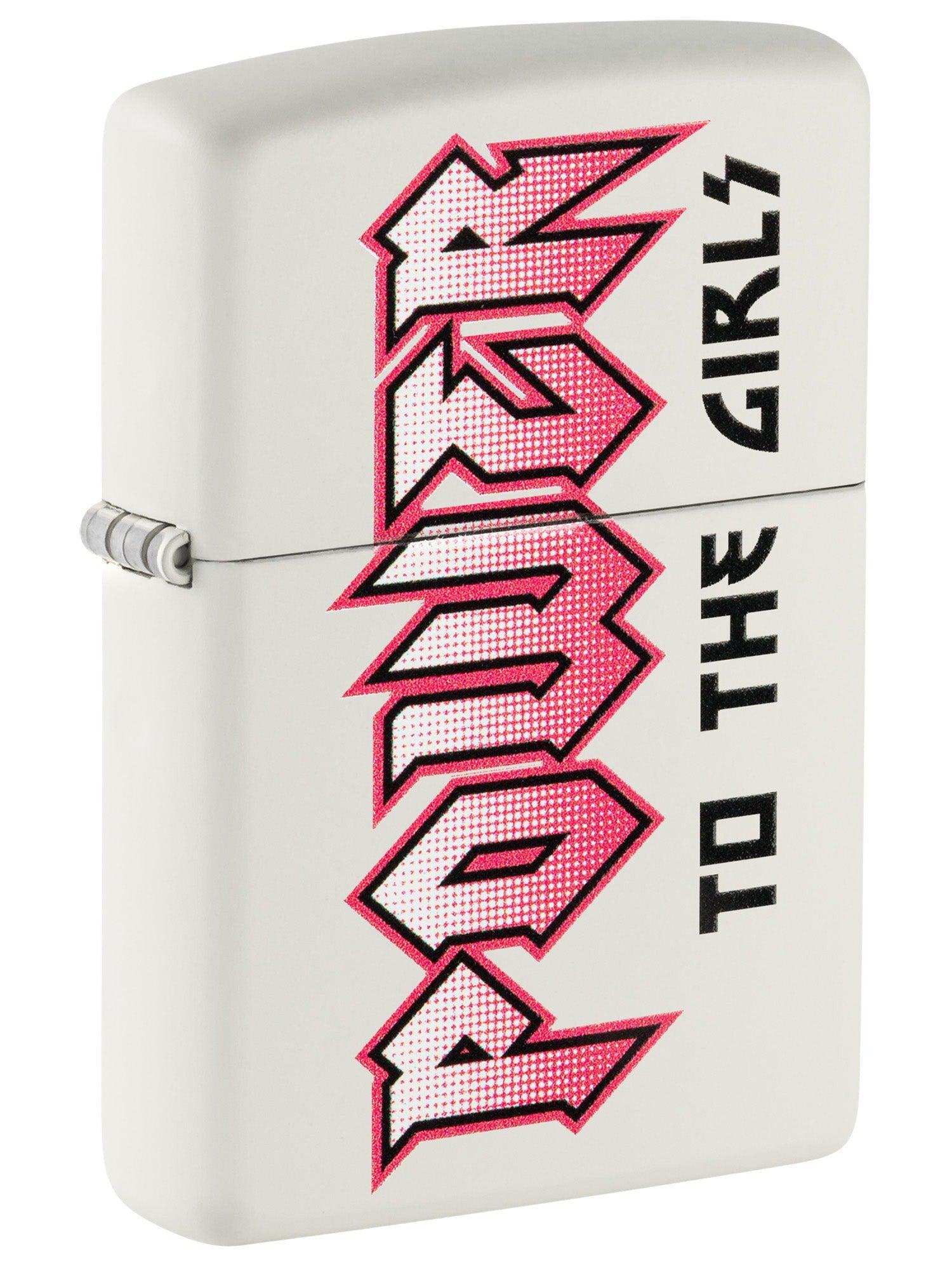 Zippo Power to the Girls Design, White Matte Lighter #48870