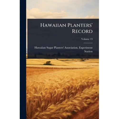Hawaiian Planters' Record