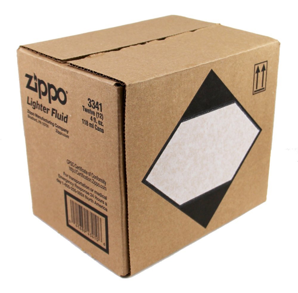 (12 Cans) Zippo Lighter Fluid – 4 oz (118 ml) Each – For All Pocket Lighters #3341