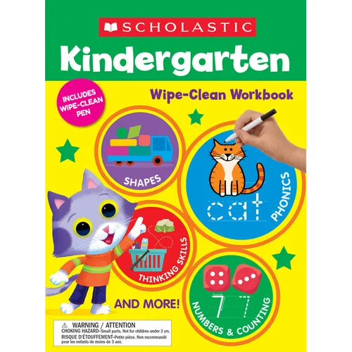 Kindergarten Wipe-Clean Workbook - Paperback