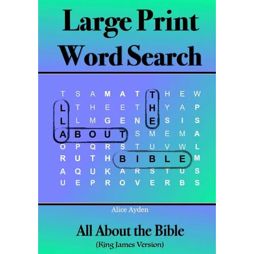 Large Print Word Search: All About the Bible - Paperback