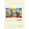 Vintage Lined Notebook Greetings from Burlington