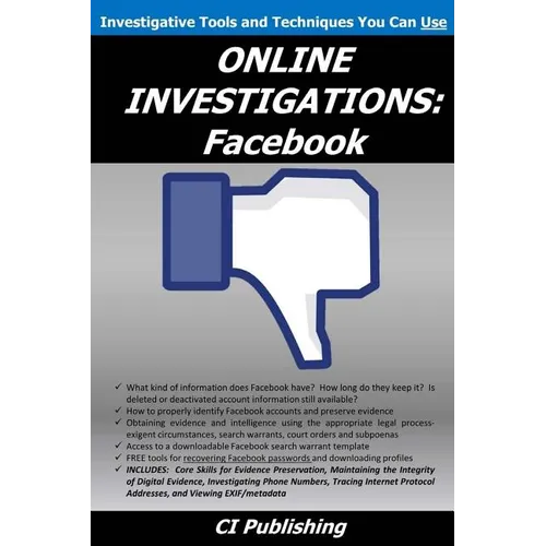 Online Investigations: Facebook