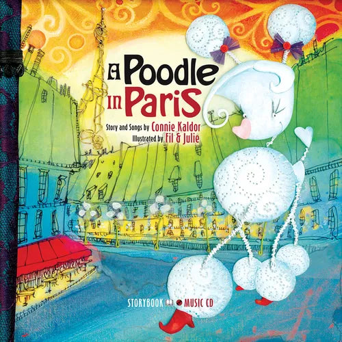 A Poodle in Paris [With Audio CD] - Hardcover