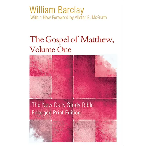 The Gospel of Matthew, Volume One - Paperback