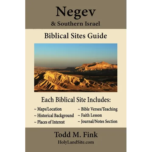 Negev & Southern Israel Biblical Sites Guide - Paperback