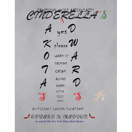 Cinderella's Pi: Auspicious Loving Equations - Paperback
