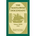 The Mayflower Descendant, Volume 27, 1925