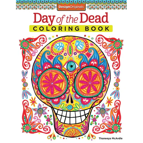 Day of the Dead Coloring Book - Paperback
