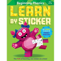 Learn by Sticker: Beginning Phonics: Use Phonics to Create 10 Friendly Monsters! - Paperback