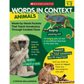 Words in Context: Animals: Week-By-Week Packets That Teach Vocabulary Through Context Clues - Paperback