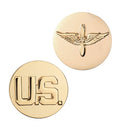 U.S. Army Enlisted Aviation & U.S. STA-BRITE® Pin-on (pair)