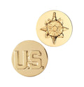 U.S. Army Enlisted Military Intelligence & U.S. STA-BRITE® Pin-on (pair)