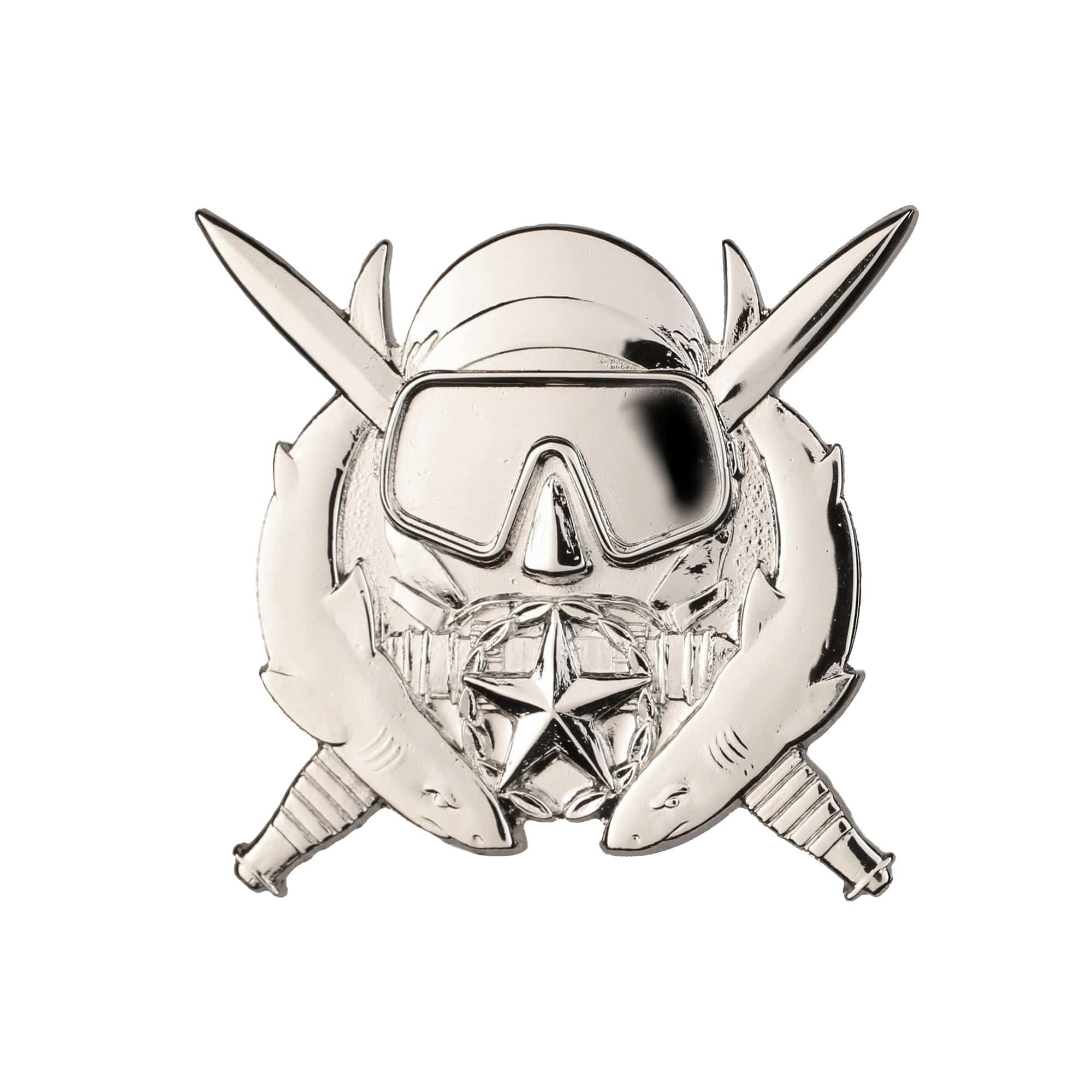U.S. Army Special Operations Supervisor Diver Full Size STA-BRITE Pin-on Badge